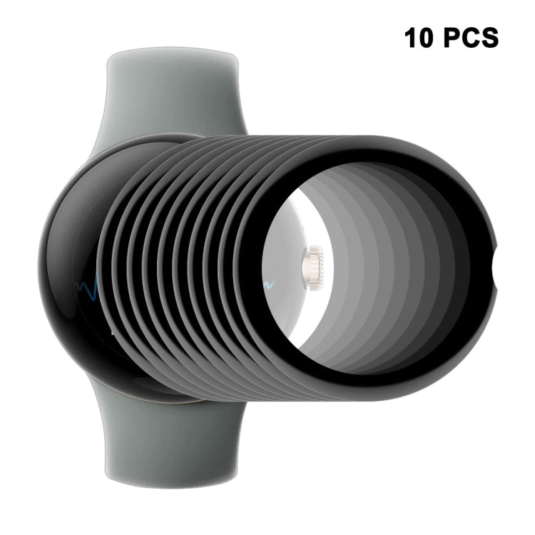 For Google Pixel Watch ENKAY 3D Full Coverage Soft PC Edge + PMMA HD Screen Protector Film, 1pcs, 2pcs, 5pcs, 10pcs