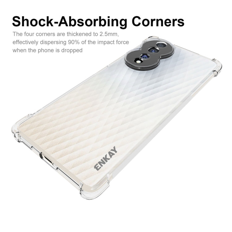 ENKAY Hat-Prince Clear TPU Shockproof Phone Case, For Honor 80, For Honor 80 SE 5G, For Honor 80 Pro