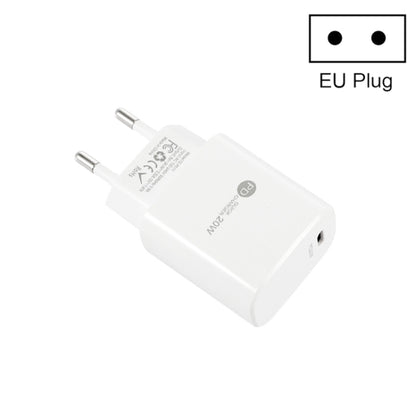 PD11 Mini Single Port PD3.0 USB-C / Type-C 20W Fast Charger for iPhone / iPad Series, EU Plug, EU Plug
