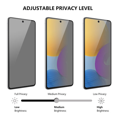 For Samsung Galaxy A53 5G ENKAY 28 Degree Anti-peeping Tempered Glass Full Screen Film, 1pcs, 2pcs, 5pcs
