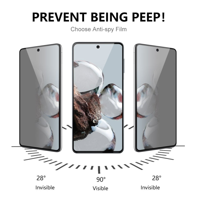 For Xiaomi 12T / 12T Pro ENKAY 28 Degree Anti-peeping Tempered Glass Full Screen Film, For Xiaomi 12T / 12T Pro(1pcs), For Xiaomi 12T / 12T Pro(2pcs), For Xiaomi 12T / 12T Pro(5pcs)