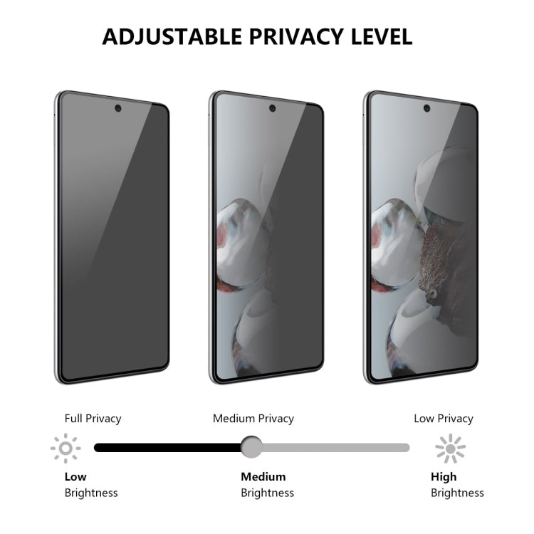 For Xiaomi 12T / 12T Pro ENKAY 28 Degree Anti-peeping Tempered Glass Full Screen Film, For Xiaomi 12T / 12T Pro(1pcs), For Xiaomi 12T / 12T Pro(2pcs), For Xiaomi 12T / 12T Pro(5pcs)