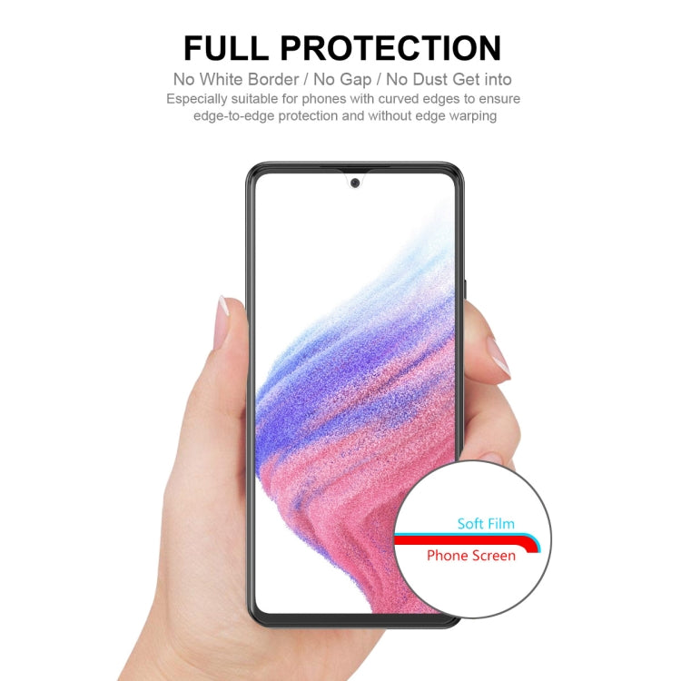 For Samsung Galaxy A53 ENKAY Hat-Prince Full Glue Explosion-proof Soft Hydrogel Film, For Samsung Galaxy A53 (1pcs), For Samsung Galaxy A53 (2pcs), For Samsung Galaxy A53 (5pcs), For Samsung Galaxy A53 (10pcs)
