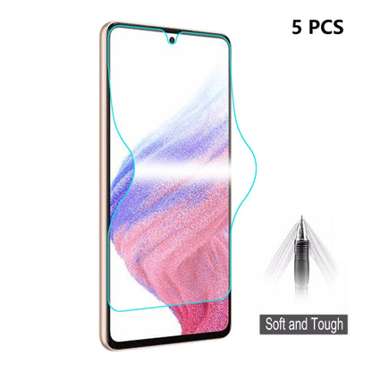 For Samsung Galaxy A53 ENKAY Hat-Prince Full Glue Explosion-proof Soft Hydrogel Film, For Samsung Galaxy A53 (1pcs), For Samsung Galaxy A53 (2pcs), For Samsung Galaxy A53 (5pcs), For Samsung Galaxy A53 (10pcs)