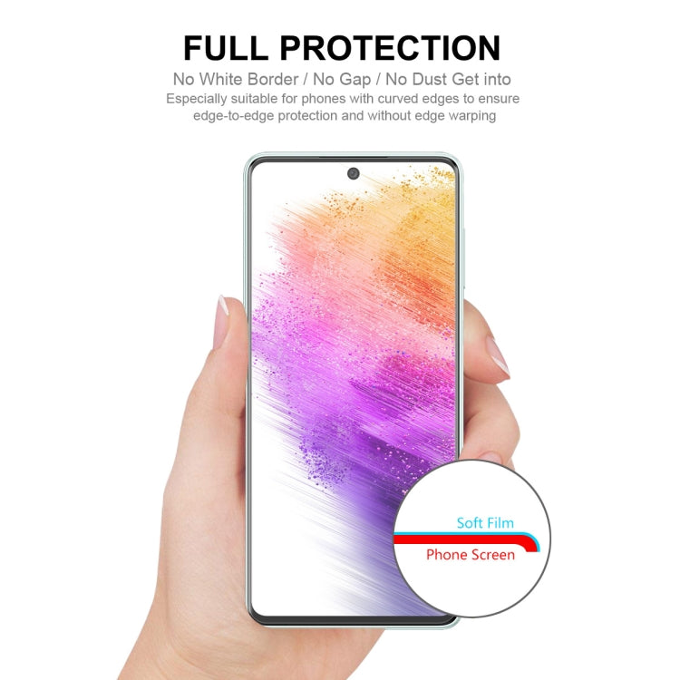 For Samsung Galaxy A73 ENKAY Hat-Prince Full Glue Explosion-proof Soft Hydrogel Film, For Samsung Galaxy A73(1pcs), For Samsung Galaxy A73(2pcs), For Samsung Galaxy A73(5pcs), For Samsung Galaxy A73(10pcs)