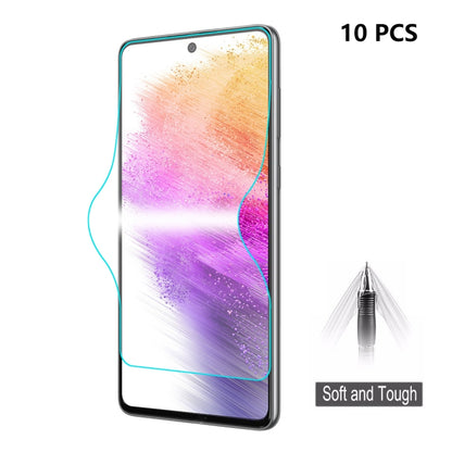 For Samsung Galaxy A73 ENKAY Hat-Prince Full Glue Explosion-proof Soft Hydrogel Film, For Samsung Galaxy A73(1pcs), For Samsung Galaxy A73(2pcs), For Samsung Galaxy A73(5pcs), For Samsung Galaxy A73(10pcs)
