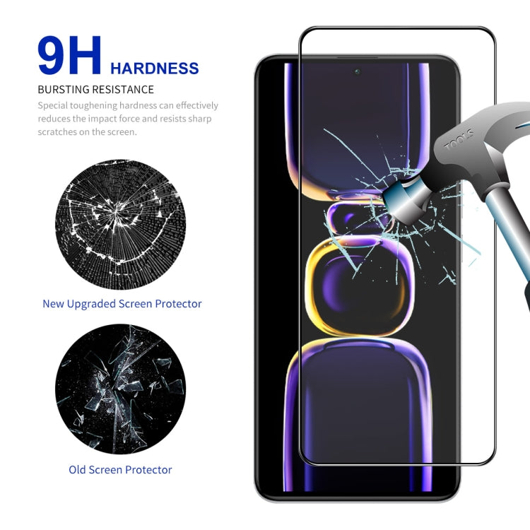 For Xiaomi Redmi K60E ENKAY Hat-Prince Full Glue 0.26mm 9H 2.5D Tempered Glass Full Film, For Xiaomi Redmi K60E(1pcs), For Xiaomi Redmi K60E(2pcs), For Xiaomi Redmi K60E(5pcs), For Xiaomi Redmi K60E(10pcs)