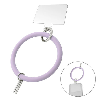 JUNSUNMAY Silicone Bracelet Mobile Phone Lanyard Loop Anti-lost Wrist Rope Universal for Phone Case