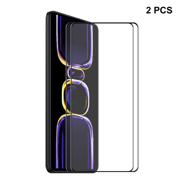 For Xiaomi Redmi K60E ENKAY Hat-Prince 6D Full Glue Tempered Glass Full Film, For Xiaomi Redmi K60E(1pc), For Xiaomi Redmi K60E(2pcs), For Xiaomi Redmi K60E(5pcs)