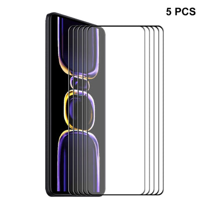 For Xiaomi Redmi K60E ENKAY Hat-Prince 6D Full Glue Tempered Glass Full Film, For Xiaomi Redmi K60E(1pc), For Xiaomi Redmi K60E(2pcs), For Xiaomi Redmi K60E(5pcs)