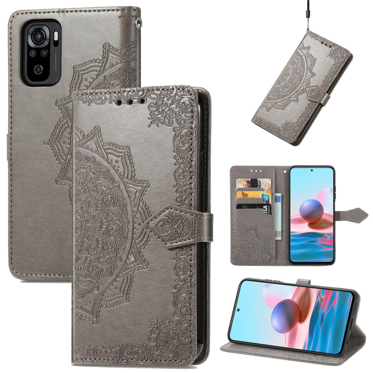 Mandala Flower Embossed Leather Phone Case, For Xiaomi Poco X3 Pro, For Xiaomi Poco X4 GT, For Xiaomi Redmi Note 10S, For Asus Zenfone 9, For vivo T2X 5G, For vivo V23 5G, For vivo X80 Lite, For vivo X80 Pro