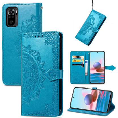 Mandala Flower Embossed Leather Phone Case, For Xiaomi Poco X3 Pro, For Xiaomi Poco X4 GT, For Xiaomi Redmi Note 10S, For Asus Zenfone 9, For vivo T2X 5G, For vivo V23 5G, For vivo X80 Lite, For vivo X80 Pro