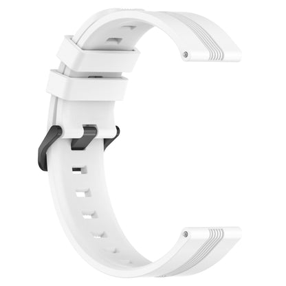 22mm Concave Striped Slicone Watch Band, For Amazfit GTR 4, For Amazfit GTR 3, For Amazfit GTR 3 Pro, For Amazfit GTR 2e, For Amazfit GTR 2, For Amazfit 3, For Amazfit GTR 47mm