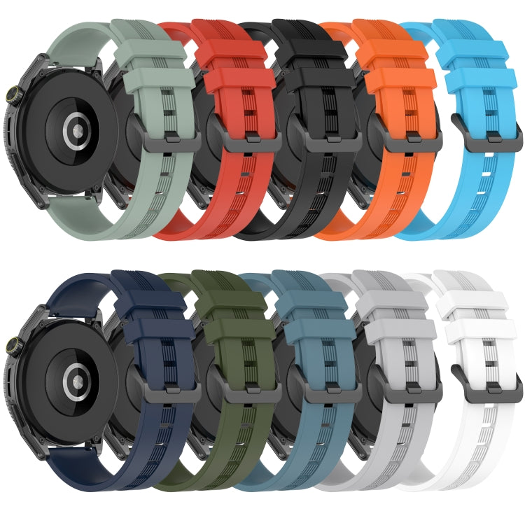 22mm Concave Striped Slicone Watch Band, For Amazfit GTR 4, For Amazfit GTR 3, For Amazfit GTR 3 Pro, For Amazfit GTR 2e, For Amazfit GTR 2, For Amazfit 3, For Amazfit GTR 47mm