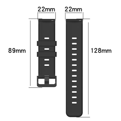 22mm Concave Striped Slicone Watch Band, For Amazfit GTR 4, For Amazfit GTR 3, For Amazfit GTR 3 Pro, For Amazfit GTR 2e, For Amazfit GTR 2, For Amazfit 3, For Amazfit GTR 47mm