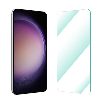 For Samsung Galaxy S23 5G ENKAY Hat-Prince 0.18mm Ultra-thin 9H Tempered Glass Film Support Ultrasonic Fingerprint Unclock, 1pc, 2pcs, 5pcs, 10pcs