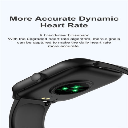 P58 1.96 inch Color Screen Smart Watch Support Heart Rate Monitoring / Blood Pressure Monitoring