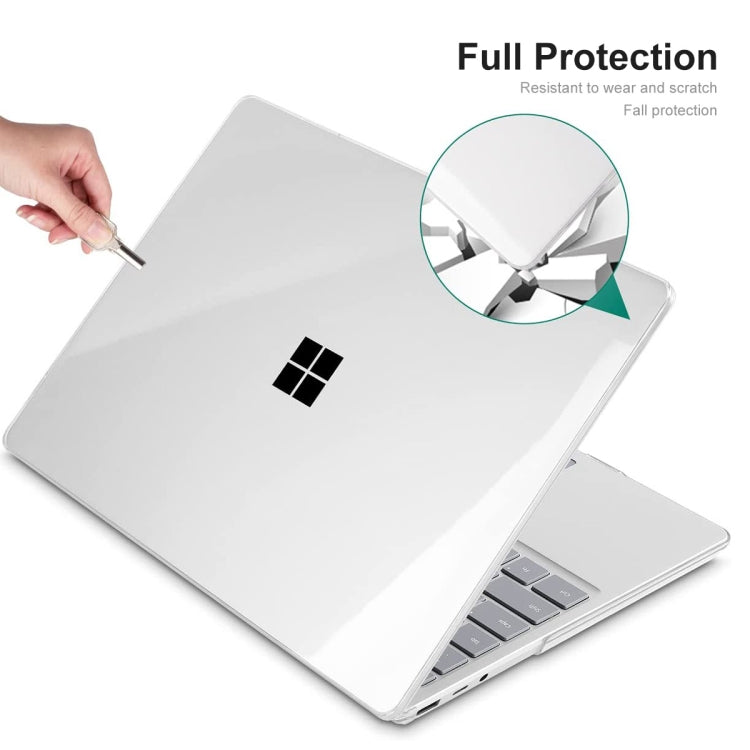 For Microsoft Surface Laptop 2/3/4/5 13.5 Cloth 1769/1867/1958/1950 ENKAY Hat-Prince Shockproof Crystal Hard Case
