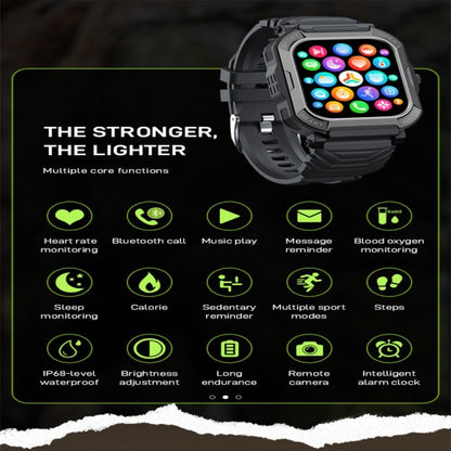 H30 1.91 inch Color Screen Smart Watch,Support Heart Rate Monitoring / Blood Pressure Monitoring