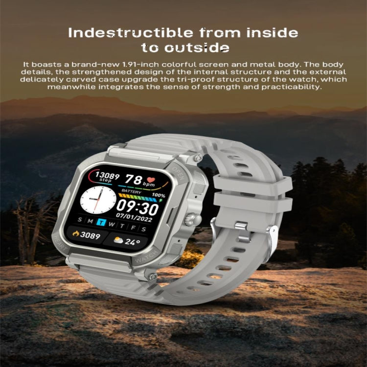 H30 1.91 inch Color Screen Smart Watch,Support Heart Rate Monitoring / Blood Pressure Monitoring