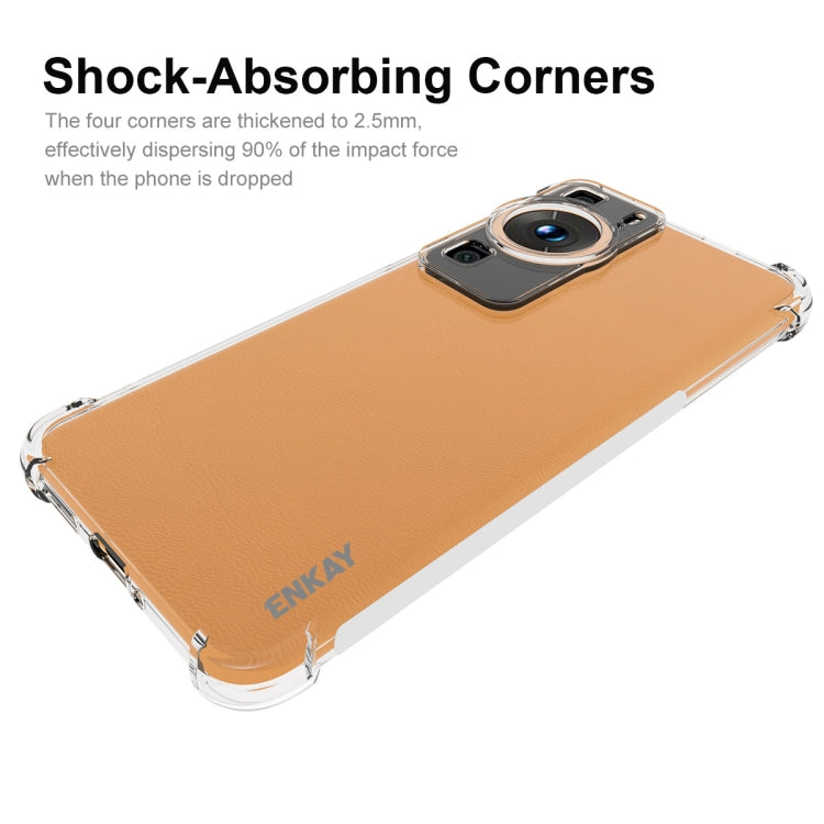 For Huawei P60 ENKAY Hat-Prince Clear TPU Shockproof Phone Case, For Huawei P60 / P60 Pro