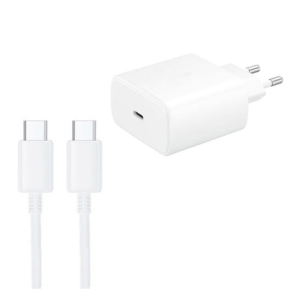 M135 45W USB-C / Type-C Port Fast Charger with 5A Type-C to Type-C Cable, EU Plug, EU Plug + Type-C Cable