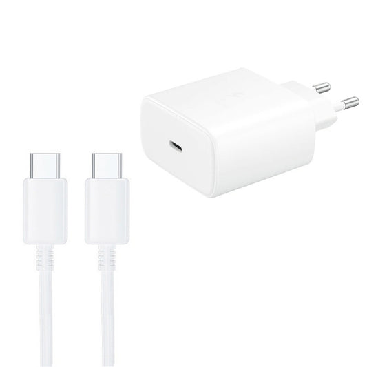 M135 45W USB-C / Type-C Port Fast Charger with 5A Type-C to Type-C Cable, EU Plug, EU Plug + Type-C Cable