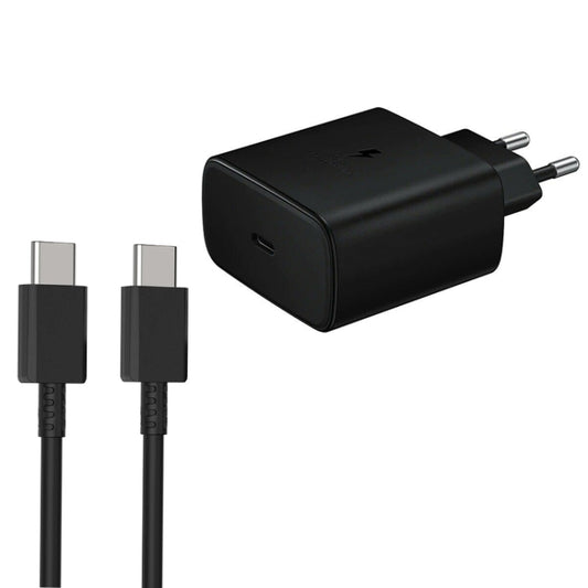M135 45W USB-C / Type-C Port Fast Charger with 5A Type-C to Type-C Cable, EU Plug, EU Plug + Type-C Cable