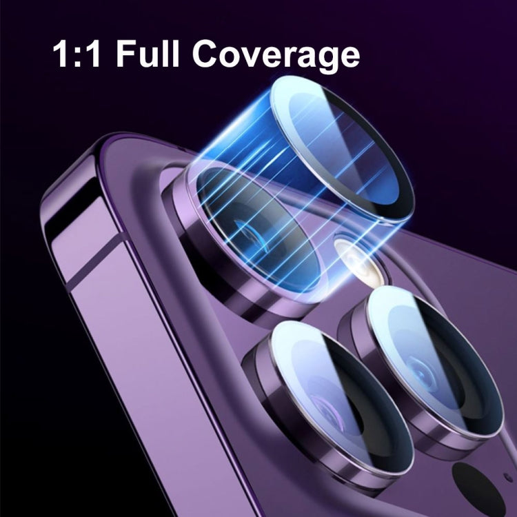 ENKAY Hat-Prince Tempered Individual Ring Camera Glass Film with Positioner, For iPhone 13 / 13 mini, For iPhone 13 Pro / 13 Pro Max, For iPhone 14 / 14 Plus, For iPhone 14 Pro / 14 Pro Max