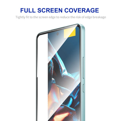 For Xiaomi Poco X5 ENKAY Hat-Prince Full Glue 0.26mm 9H 2.5D Tempered Glass Full Film, For Xiaomi Poco X5(1pc), For Xiaomi Poco X5(2pcs), For Xiaomi Poco X5(5pcs), For Xiaomi Poco X5(10pcs)