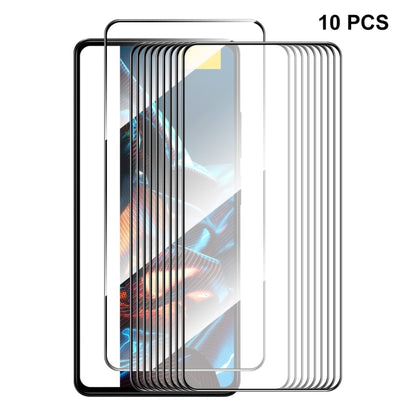 For Xiaomi Poco X5 Pro ENKAY Hat-Prince Full Glue 0.26mm 9H 2.5D Tempered Glass Full Film, For Xiaomi Poco X5 Pro(1pc), For Xiaomi Poco X5 Pro(2pcs), For Xiaomi Poco X5 Pro(5pcs), For Xiaomi Poco X5 Pro(10pcs)