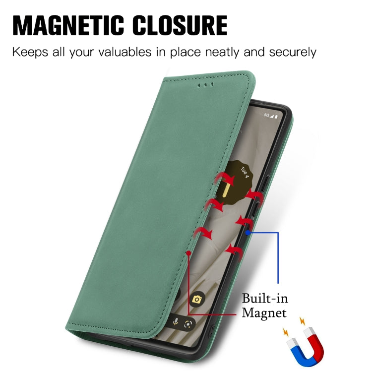 Retro Skin Feel Magnetic Flip Leather Phone Case, For Google Pixel 7A, For Infinix Smart 6 Plus, For Tecno Spark 9 Pro, For Xiaomi Mi 11 Ultra