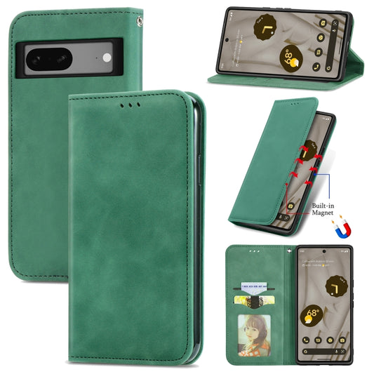 Retro Skin Feel Magnetic Flip Leather Phone Case, For Google Pixel 7A, For Infinix Smart 6 Plus, For Tecno Spark 9 Pro, For Xiaomi Mi 11 Ultra