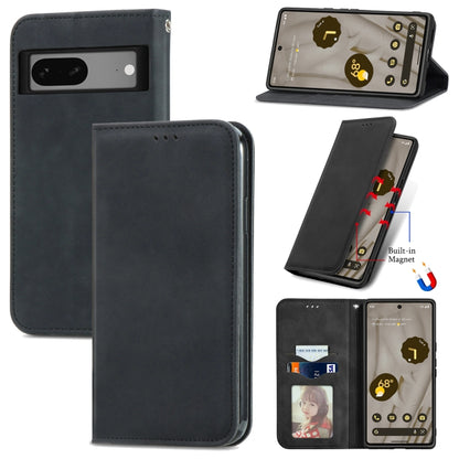 Retro Skin Feel Magnetic Flip Leather Phone Case, For Google Pixel 7A, For Infinix Smart 6 Plus, For Tecno Spark 9 Pro, For Xiaomi Mi 11 Ultra