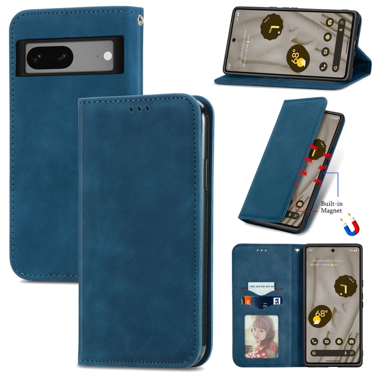 Retro Skin Feel Magnetic Flip Leather Phone Case, For Google Pixel 7A, For Infinix Smart 6 Plus, For Tecno Spark 9 Pro, For Xiaomi Mi 11 Ultra