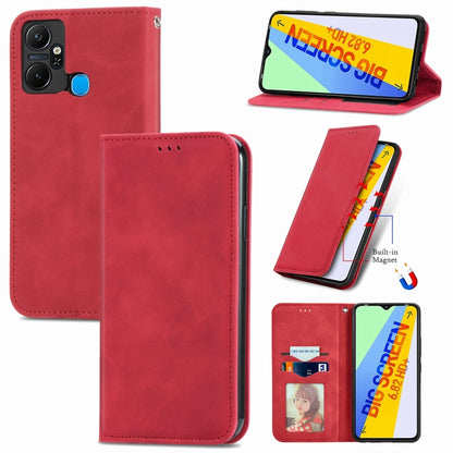 Retro Skin Feel Magnetic Flip Leather Phone Case, For Google Pixel 7A, For Infinix Smart 6 Plus, For Tecno Spark 9 Pro, For Xiaomi Mi 11 Ultra