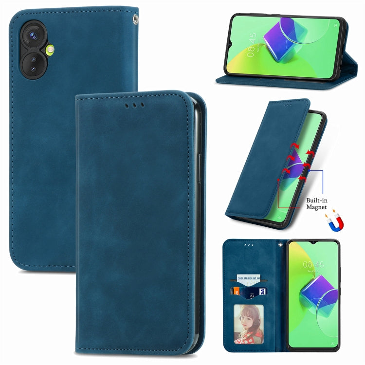 Retro Skin Feel Magnetic Flip Leather Phone Case, For Google Pixel 7A, For Infinix Smart 6 Plus, For Tecno Spark 9 Pro, For Xiaomi Mi 11 Ultra