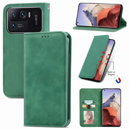 Retro Skin Feel Magnetic Flip Leather Phone Case, For Google Pixel 7A, For Infinix Smart 6 Plus, For Tecno Spark 9 Pro, For Xiaomi Mi 11 Ultra