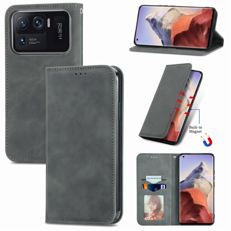 Retro Skin Feel Magnetic Flip Leather Phone Case, For Google Pixel 7A, For Infinix Smart 6 Plus, For Tecno Spark 9 Pro, For Xiaomi Mi 11 Ultra
