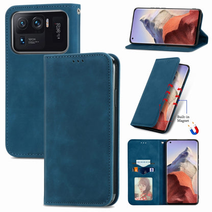 Retro Skin Feel Magnetic Flip Leather Phone Case, For Google Pixel 7A, For Infinix Smart 6 Plus, For Tecno Spark 9 Pro, For Xiaomi Mi 11 Ultra