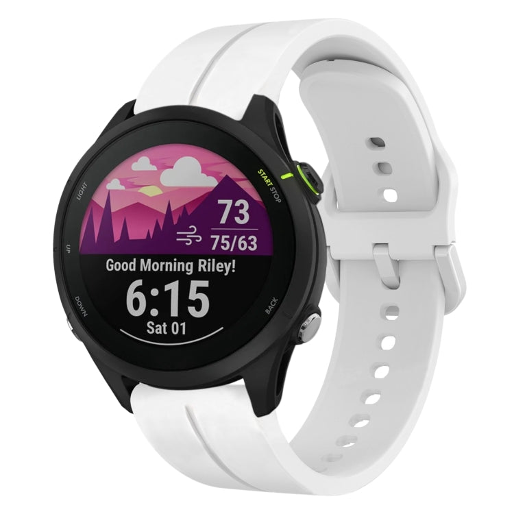 22mm Loop Silicone Watch Band, For Garmin Forerunner255, For Garmin Forerunner 255 Music, For Garmin Venu 2, For Garmin Vivoactive4
