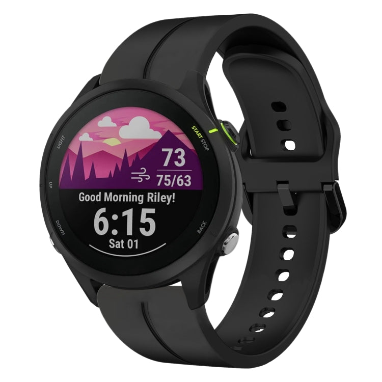 22mm Loop Silicone Watch Band, For Garmin Forerunner255, For Garmin Forerunner 255 Music, For Garmin Venu 2, For Garmin Vivoactive4