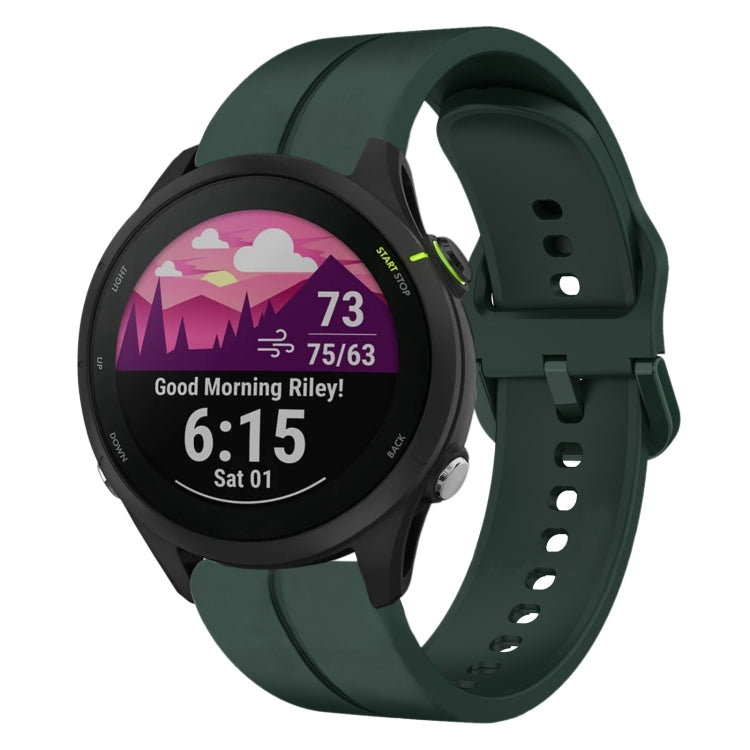 22mm Loop Silicone Watch Band, For Garmin Forerunner255, For Garmin Forerunner 255 Music, For Garmin Venu 2, For Garmin Vivoactive4