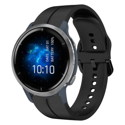 22mm Loop Silicone Watch Band, For Garmin Forerunner255, For Garmin Forerunner 255 Music, For Garmin Venu 2, For Garmin Vivoactive4