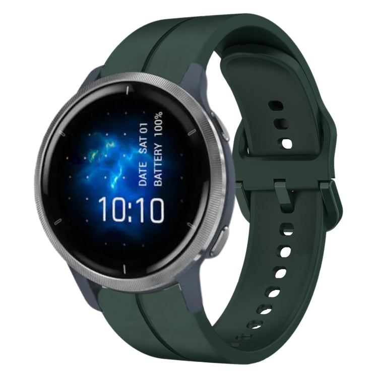 22mm Loop Silicone Watch Band, For Garmin Forerunner255, For Garmin Forerunner 255 Music, For Garmin Venu 2, For Garmin Vivoactive4