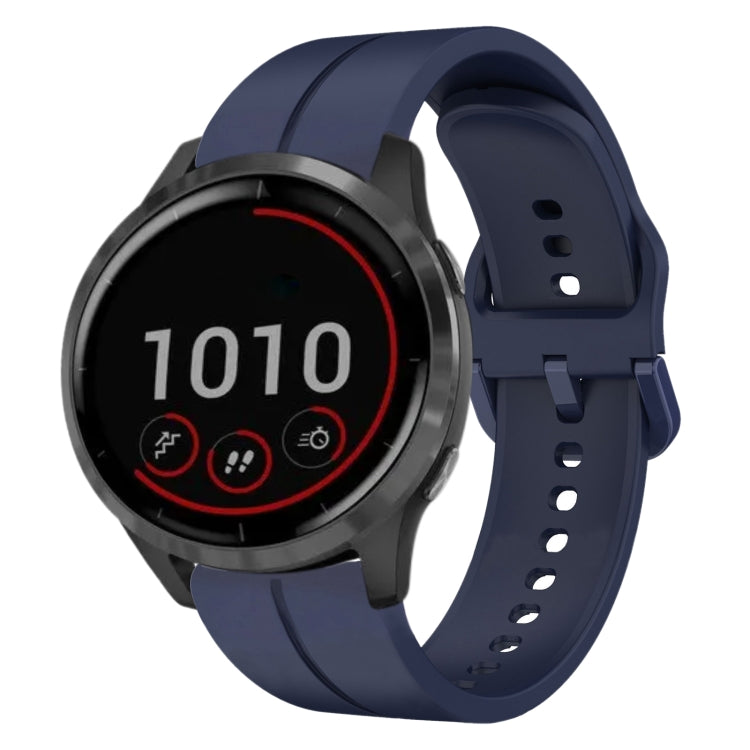22mm Loop Silicone Watch Band, For Garmin Forerunner255, For Garmin Forerunner 255 Music, For Garmin Venu 2, For Garmin Vivoactive4