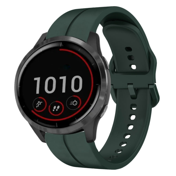 22mm Loop Silicone Watch Band, For Garmin Forerunner255, For Garmin Forerunner 255 Music, For Garmin Venu 2, For Garmin Vivoactive4