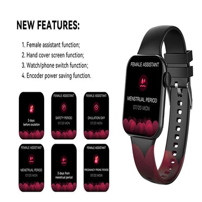 E700 1.86 inch Color Screen Smart Watch,Support Heart Rate Monitoring / Blood Pressure Monitoring