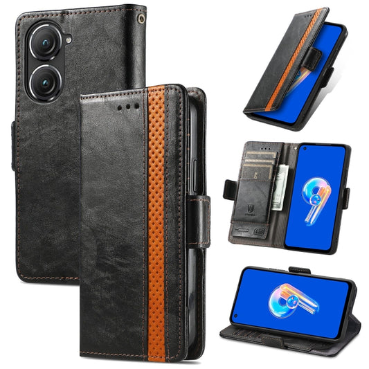 CaseNeo Splicing Dual Magnetic Buckle Leather Phone Case, For Asus Zenfone 9, For ZTE Libero 5G III, For OPPO Reno9, For Samsung Galaxy A04, For Samsung Galaxy A04e, For TCL 40 SE, For Tecno Pova 3, For Tecno Spark 9 Pro, For Google Pixel 7A