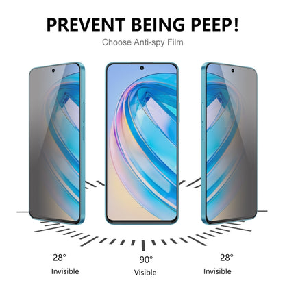 For Honor X8A ENKAY 28 Degree Anti-peeping Tempered Glass Full Screen Film, For Honor X8A(1pc), For Honor X8A(2pcs), For Honor X8A(5pcs)
